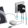 Miniatyrbilde 1 av 25-47-dra-4386 25W PD Reiseadapter med USB-A og USB-C