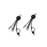 Miniatyrbilde 2 av 25-47-dra-6007 Svalero 6-i-1 Ladekabel med Nøkkelring og Lyslogo