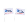 Miniatyrbilde 2 av 15 x 21 cm Sølvberg RPET Håndholdt Støtteflagg