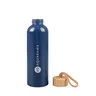 Miniatyrbilde 1 av 25-47-drb-5284-b Nina 700 ml Aluminium Drikkeflaske med Bambuskork og Bomullssnor