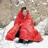 Miniatyrbilde 1 av 25-47-drb-5871 Kompassbro Mylar Nødvarmeteppe med Snøreveske