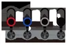 Miniatyrbilde 4 av 25-47-drc-5033 Torino ABS Magnetisk Uttrekkbar Nøkkelring