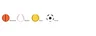 Miniatyrbilde 4 av 25-47-drc-6266 Ajaccio Gummi Sportsball med Håndleddsretur