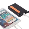 Miniatyrbilde 3 av 25-47-drc-7136 Addis Resirkulert Plast 12.000 mAh  Solcelledrevet Powerbank