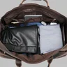 Miniatyrbilde 1 av 25-47-drc-7219 Cairo Retro Lær 2-i-1 Dresspose og Weekendbag