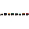 Miniatyrbilde 2 av 25-47-drc-9508 Avina Skinn RFID 2-farget  Kortholder