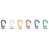 Miniatyrbilde 1 av 25-47-drc-9807 Charleroi Aluminium Flat Karabinkrok