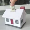 Miniatyrbilde 1 av 25-47-drc-9911-b Clarksville Vinyl Hus Sparegris