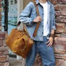 Miniatyrbilde 4 av 25-47-drc-9920 Hotan Retro Skinn Weekendbag