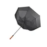 Miniatyrbilde 2 av 25-47-drd-6105 Jernfeste RPET Golfparaply med Trehåndtak Stormsikker Paraply