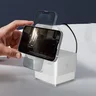 Miniatyrbilde 1 av 25-47-drd-6341 Trieste Resirkulert ABS 3-i-1 15W Lader med RGB og Klokke