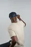 Miniatyrbilde 2 av Black-Black Atlantis Rapper Jersey-S RPET Caps