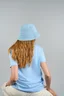 Miniatyrbilde 6 av Dark Denim Atlantis Dana Resirkulert Bomull Denim Bøttehatt