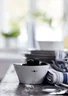 Miniatyrbilde 1 av Beige/Dark Blue (LX) Lexington Stoneware Håndmalt Keramikk Serveringsbolle