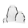 Miniatyrbilde 3 av Soft White/Black Westford Mill 140 g/m2 Bomull Gaveposer med Snøring