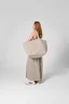 Miniatyrbilde 5 av Biscuit stripe Westford Mill Oversized GRS Resirkulert Bomull/Polyester 70L Strandveske