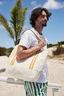 Miniatyrbilde 2 av Natural/Amber Westford Mill Boat EarthAware® 340 g/m2 Økologisk Bomullskanvas 19L Strandveske