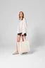 Miniatyrbilde 3 av Black Westford Mill Chevron Handle GRS Resirkulert Bomull/Polyester 18L Shoppingbag