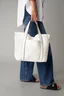 Miniatyrbilde 4 av Soft White/Bottle Green Westford Mill Courtside 9,5L Resirkulert Bomull og Polyester  Handlenett