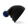Miniatyrbilde 1 av Black/Bright Royal Beechfield Snowstar Beanie