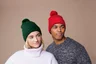 Miniatyrbilde 2 av Black Beechfield Fan Patch GRS Resirkulert Beanie med Dusk