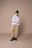 Miniatyrbilde 5 av Black Beechfield Fan Patch GRS Resirkulert Beanie med Dusk