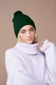 Miniatyrbilde 6 av Black Beechfield Fan Patch GRS Resirkulert Beanie med Dusk