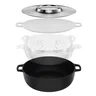 Miniatyrbilde 5 av Sort Fiskars Norden 30 cm Grill Støpejernsgryte