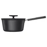 Miniatyrbilde 3 av Sort Fiskars Hard Face 2.5L Resirkulert Aluminium Non-stick Kasserolle med Lokk