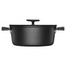 Miniatyrbilde 1 av Sort Fiskars Hard Face 5L Resirkulert Aluminium Non-stick Gryte med Lokk