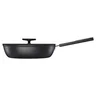 Miniatyrbilde 3 av Sort Fiskars Hard Face 28 cm Resirkulert Aluminium Non-stick Traktørpanne med Lokk