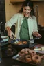 Miniatyrbilde 7 av Sort Fiskars Hard Face 28 cm Resirkulert Aluminium Non-stick Traktørpanne med Lokk