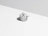 Miniatyrbilde 1 av Blankpolert Stål Georg Jensen Bernadotte Sukkerskål med Skje