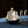 Miniatyrbilde 2 av Blankpolert Stål Georg Jensen Sky 7.5L Rustfritt Stål Champagnekjøler