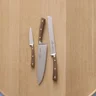 Miniatyrbilde 1 av Stål/Tre Lion Sabatier Gemini 3 deler Knivsett Stål og Valnøttre