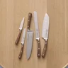 Miniatyrbilde 1 av Stål/Tre Lion Sabatier Gemini 5 deler Knivsett Stål og Valnøttre