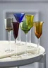 Miniatyrbilde 10 av Assorterte farger Lyngby Glas 6 stk  Snapsglass