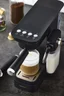 Miniatyrbilde 7 av Svart Nordic Sense Espressomaskin med Melkeskummer og Kapseladapter