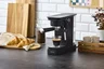 Miniatyrbilde 10 av Svart Nordic Sense Espressomaskin med Melkeskummer og Kapseladapter