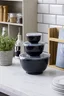 Miniatyrbilde 1 av Carbon black Rosti Margrethe Durostima 3 stk Bollesett
