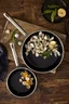 Miniatyrbilde 1 av Stål/Svart Rösle PureElements 20+28 cm Rustfritt Stål Non-stick Stekepannesett