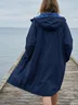 Miniatyrbilde 9 av Navy Södahl North Polyester Fleecefôr Navy Vinterbadekåpe