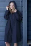 Miniatyrbilde 15 av Navy Södahl North Polyester Fleecefôr Navy Vinterbadekåpe
