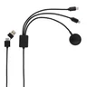 Miniatyrbilde 1 av Grå XD Xclusive Terra RCS rPET 6-i-1 Ladekabel med Klokkelader