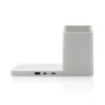 Miniatyrbilde 4 av Hvit XD Xclusive Ontario RCS Resirkulert Plast og Bambus 3-i-1 Penneholder og 15W Ladeplate