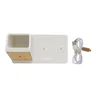 Miniatyrbilde 5 av Hvit XD Xclusive Ontario RCS Resirkulert Plast og Bambus 3-i-1 Penneholder og 15W Ladeplate