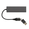 Miniatyrbilde 2 av Grå XD Xclusive Terra RCS Resirkulert Aluminium USB Hub