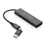 Miniatyrbilde 6 av Grå XD Xclusive Terra RCS Resirkulert Aluminium USB Hub
