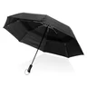 Miniatyrbilde 5 av Svart Swiss Peak Tornado AWARE 190T RPET 27" Stormsikker Automatisk Sammenleggbar Paraply