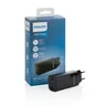 Miniatyrbilde 4 av Svart Philips 65W PD 3-port USB Veggadapter